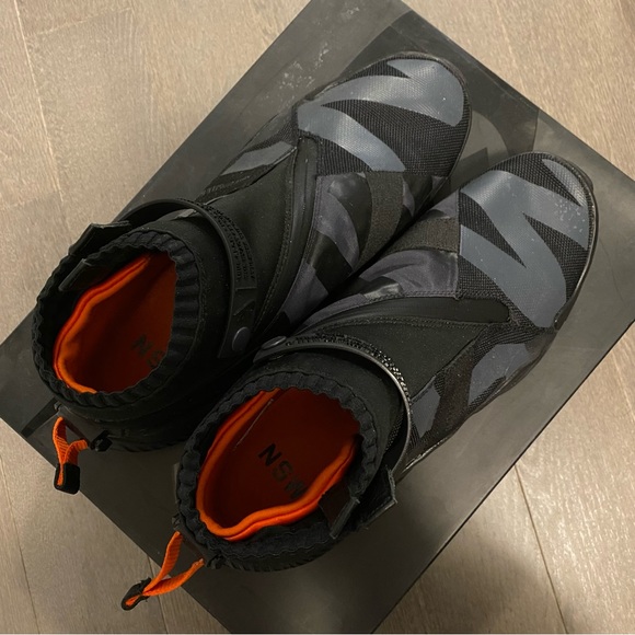 SOLD Nike NSW Gaiter Boot NikeLab Anthracite Black Orange AA0530 001 Men Size 10 - Picture 9 of 14